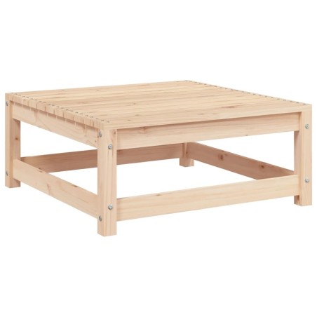 Repose-pied de jardin 70x70x30 cm bois de pin solide 