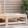 Repose-pied de jardin 70x70x30 cm bois de pin solide 