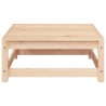 Repose-pied de jardin 70x70x30 cm bois de pin solide 