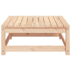 Repose-pied de jardin 70x70x30 cm bois de pin solide 