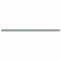 Lambrequin pour cadre de 5 m en Vert et Blanc 4.8x0.2 m 