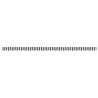 Lambrequin pour cadre de 5 m en Vert et Blanc 4.8x0.2 m 