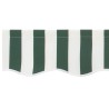 Lambrequin pour cadre de 5 m en Vert et Blanc 4.8x0.2 m 