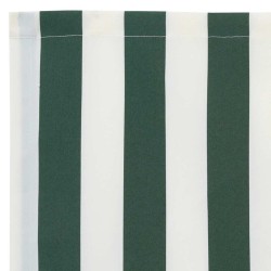 Lambrequin pour cadre de 5 m en Vert et Blanc 4.8x0.2 m 