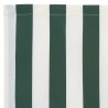 Lambrequin pour cadre de 5 m en Vert et Blanc 4.8x0.2 m 