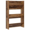 Cabinets à chaussures muraux 2 pcs Vieux bois 60 x 18 x 60 cm 