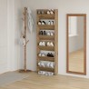 Cabinets à chaussures muraux avec étagère Autre 2 pcs chêne artisanal 
