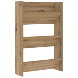 Cabinets à chaussures muraux avec étagère Autre 2 pcs chêne artisanal 