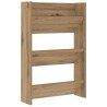 Cabinets à chaussures muraux avec étagère Autre 2 pcs chêne artisanal 