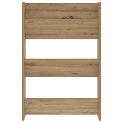 Cabinets à chaussures muraux avec étagère Autre 2 pcs chêne artisanal 