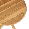 Table de Jardin Ø40x41 cm Bois Massif Teck 