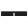 Collier de palette noir 150x50 cm bois de pin solide 