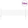Kit de clôture de jardin Lot de 2 Acier galvanisé 10 x 0,5 m 