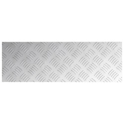 Plaques en aluminium antidérapantes 4 pcs 60x20 cm 