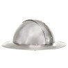Casque de chevalier médiéval antique pour GN Argenté Acier 