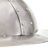 Casque de chevalier médiéval antique pour GN Argenté Acier 