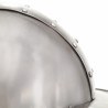 Casque de chevalier médiéval antique pour GN Argenté Acier 
