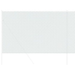 Clôture Vert 10 x 1.6 m Métal avec revêtement en PVC 