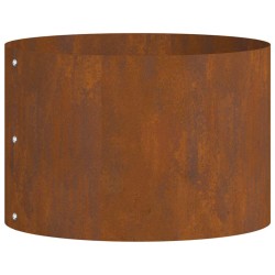 Ensemble de pots en acier corten Acier corten Moyen Durable 