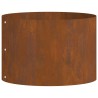 Ensemble de pots en acier corten Acier corten Moyen Durable 