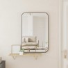 Miroir mural Noir 40x60 cm Rectangulaire 