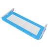 Barrière de lit de sécurité pour tout-petits 2pcs Bleu 102x42cm 