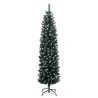 Sapin de Noël artificiel mince 150 LED 120 cm 