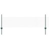 Clôture de Jardin 2 pièces Vert Acier Inoxydable PVC 25 x 0.5 m 
