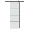 Porte coulissante avec kit de quincaillerie 76x205 cm Verre ESG 