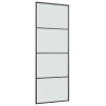 Porte coulissante avec kit de quincaillerie 76x205 cm Verre ESG 