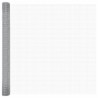 Clôture en Fil Soudé avec 13 Poteaux Flangés 1.5x25 m Acier Galvanisé 