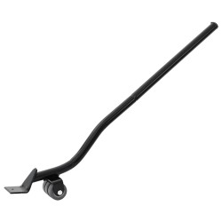 Roulettes pour meubles 4 pièces avec élévateur Noir 13,5 x 13,5 x 4,2 cm 300 kg 