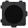 Roulettes pour meubles 4 pièces avec élévateur Noir 13,5 x 13,5 x 4,2 cm 300 kg 