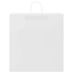 Sacs en papier 50 pcs avec poignées blanc 45x17x48 cm 