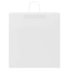 Sacs en papier 50 pcs avec poignées blanc 45x17x48 cm 