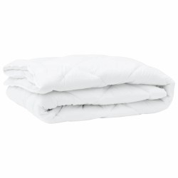 Duvet toutes saisons 3 pcs Blanc 200 x 200 cm Microfibre 