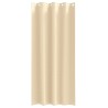 Rideaux avec des rideaux 2 pcs Crème 245 x 140 cm Polyester 