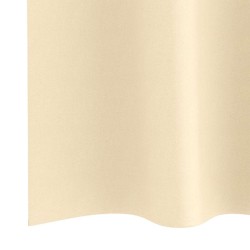 Rideaux avec des rideaux 2 pcs Crème 245 x 140 cm Polyester 