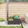 Jardinière 80x80x48 cm Acier Noir 