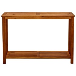 Table console de jardin 110x40x75 cm Bois d'acacia solide 