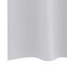 Rideaux avec des rideaux 2 pcs Gris pâle 245 x 140 cm Polyester 