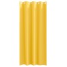 Rideaux 2 pcs jaune moutarde 245 x 140 cm Polyester 