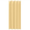 Rideaux avec des rideaux 2 pcs Beige 245 x 140 cm Polyester 