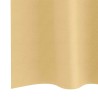 Rideaux avec des rideaux 2 pcs Beige 245 x 140 cm Polyester 