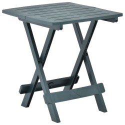 Table pliable de jardin vert 45x43x50 cm plastique  