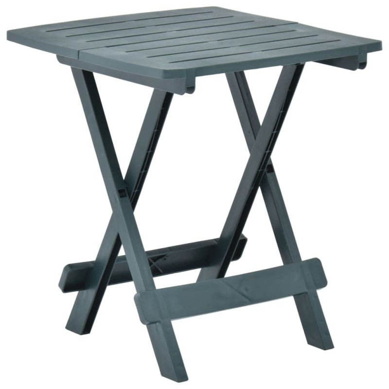 Table pliable de jardin vert 45x43x50 cm plastique Table pliable de jardin vert 45x43x50 cm plastique