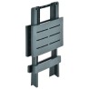 Table pliable de jardin vert 45x43x50 cm plastique  