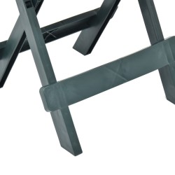 Table pliable de jardin vert 45x43x50 cm plastique  
