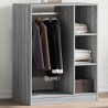 Garde-robe sonoma gris 77x48x102 cm bois d'ingénierie 