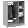 Garde-robe sonoma gris 77x48x102 cm bois d'ingénierie 
